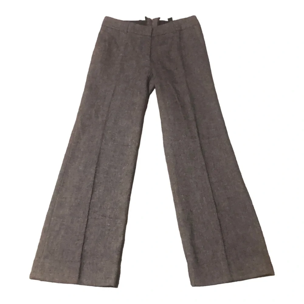- Women’s Wool Blend fully Linen HM Pants Size 6 Brown Color